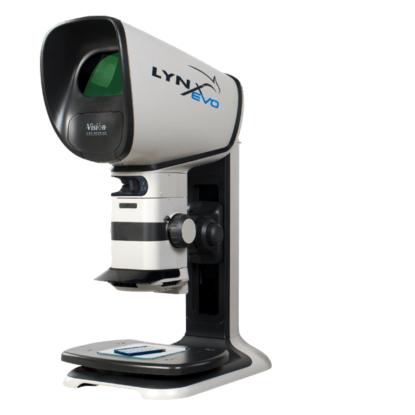 Microscópio estéreo com zoom Lynx EVO com platina flutuante