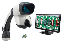 Mantis HD Cam Mantis Elite Cam HD stereo microscope with montitor