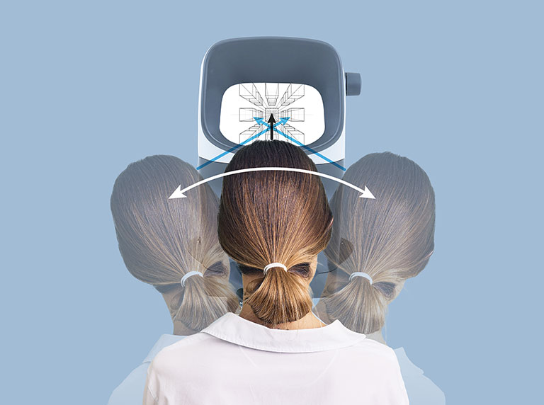 Mantis-DVO-movement-of-head-3 Faixa de movimento da cabeça do operador usando o microscópio estéreo Mantis