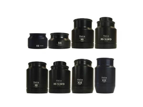 Mantis stereo microscope objective lenses 600×447 tiny Lentes objetivas de microscópio estéreo Mantis